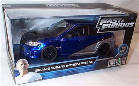 Buy Jada Fast And Furious Brians Subaru Impreza Wrx Sti Blue Vehicle 124