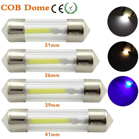 De Led Cob Festoon Dome Light V Mm Mm Mm