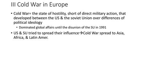 Ppt Origins Of The Cold War Powerpoint Presentation Free Download