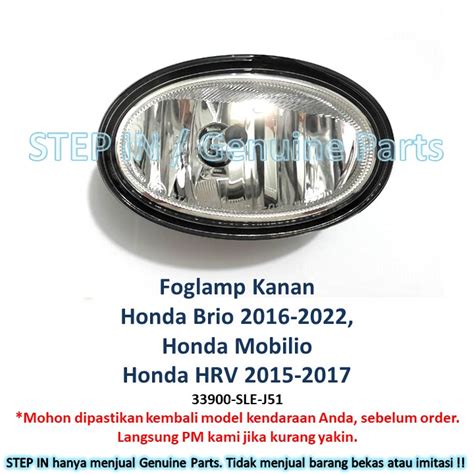 Jual Foglamp SATUAN Lampu Kabut Fog Lamp Honda Brio Mobilio HRV HR V