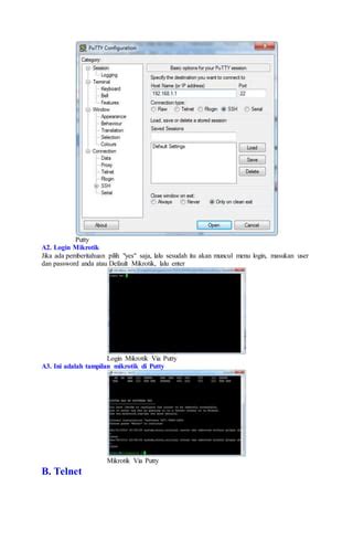 Ini Dia Cara Login Mikrotik Selain Winbox Pdf