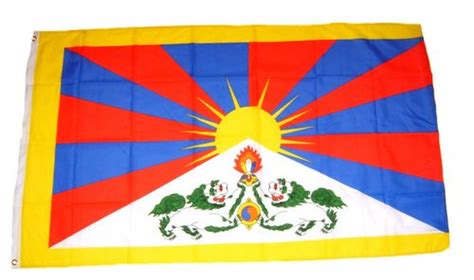 Fahne Flagge Tibet Asien Nationalflaggen Fahnenwelt