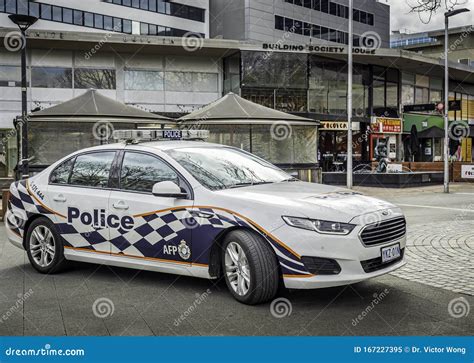 Australian Federal Police Vehicle In Perth Western Australia Editorial ...