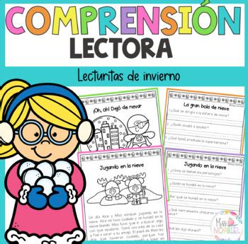 Lecturas De Comprensi N Invierno Reading Comprehension By Miss Norbiel