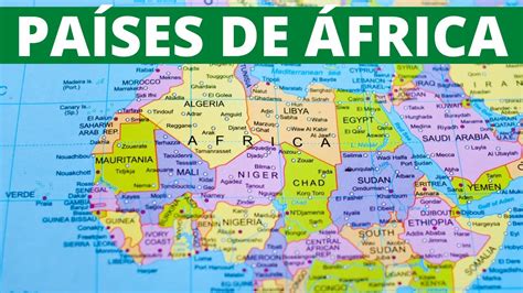 Pa Ses De Fricaaprende Los Pa Ses Africanos Y Sus Capitales Mapa