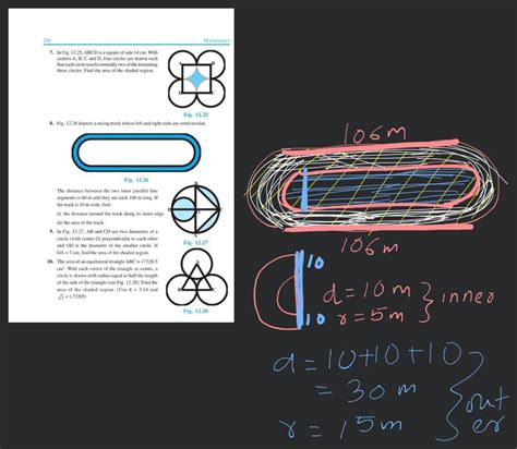 Mathematics In Fig Abcd Is A Square Of Side Cm With Ce