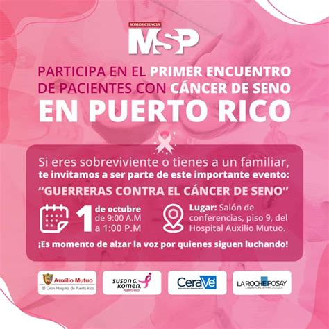 Así será el primer encuentro de pacientes con cáncer de seno en Puerto Rico