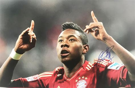 Signed David Alaba Photo Fc Bayern Munich Superstar