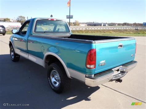 1999 Island Blue Metallic Ford F150 Xlt Regular Cab 4x4 38795521 Photo