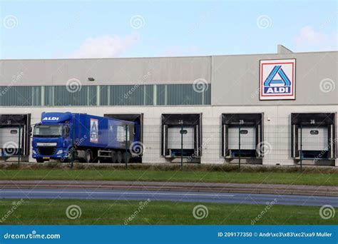 Distribution Center And Warehouse Of The Aldi Retail Shops In Bleiswijk