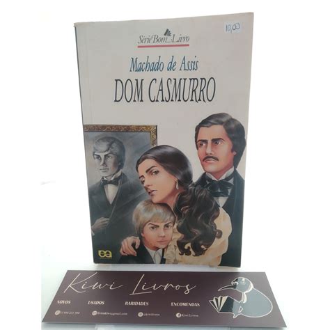 Livro Dom Casmurro Machado de Assis Ed Ática 1992 Shopee Brasil