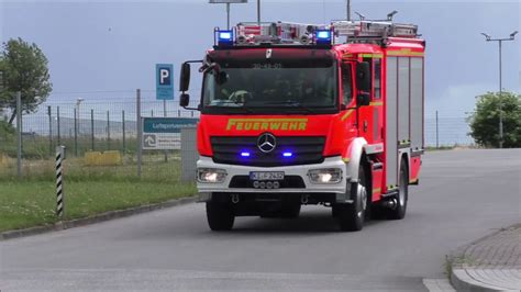 Neufahrzeug HLF 20 DLK 23 12 Berufsfeuerwehr Kiel Nordwache YouTube