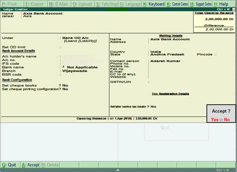 Create Single Ledger In Tally Erp 9 Ncert Books