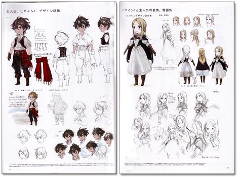 Art Of Bravely X Bravely Default Ii Design Works Official