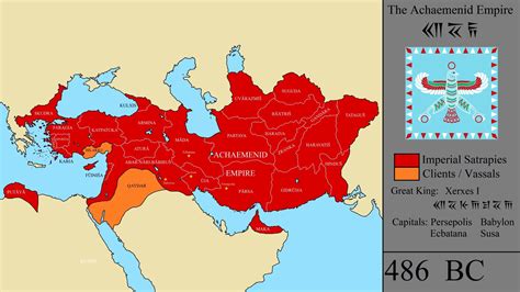 【历史地图】波斯帝国阿契美尼德王朝的疆域历史变化图 新版本 前550年—前330年哔哩哔哩bilibili