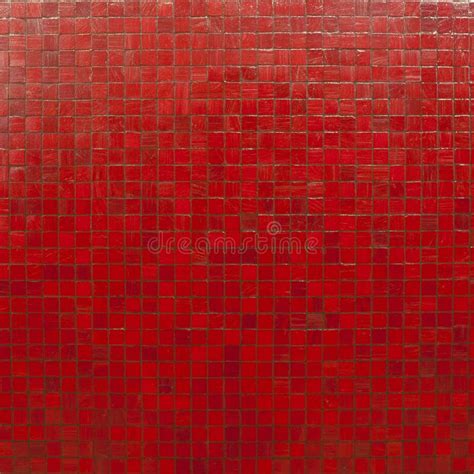 Red Tiles Wallpaper Stock Image Image Of Tiled Grid 54894645