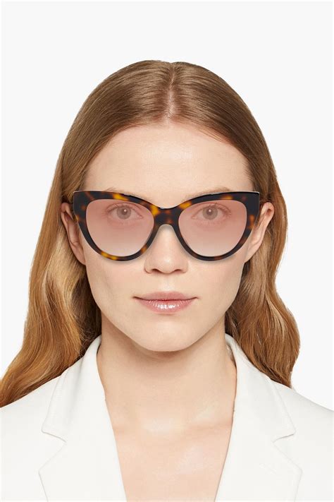 GUCCI Cat Eye Tortoiseshell Acetate Sunglasses THE OUTNET