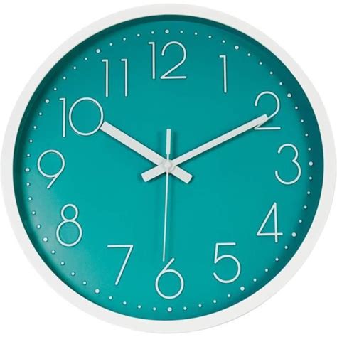 Horloge Murale Cm Silencieuse Sans Tic Tac Horloge Murale Ronde