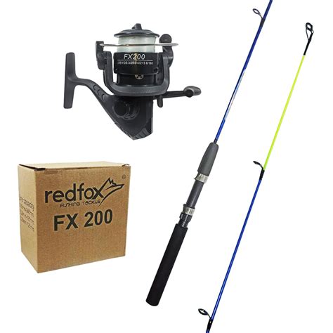 Kit De Pesca Molinete Redfox Fx Linha Vara Star M Lbs