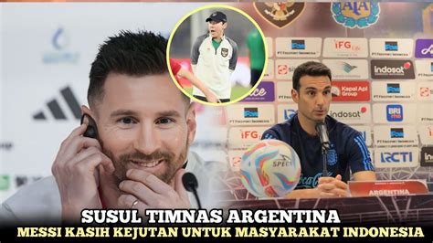 SEMUA KENA PRANK Messi Datang Ke Konferensi Pers Timnas Indonesia Vs