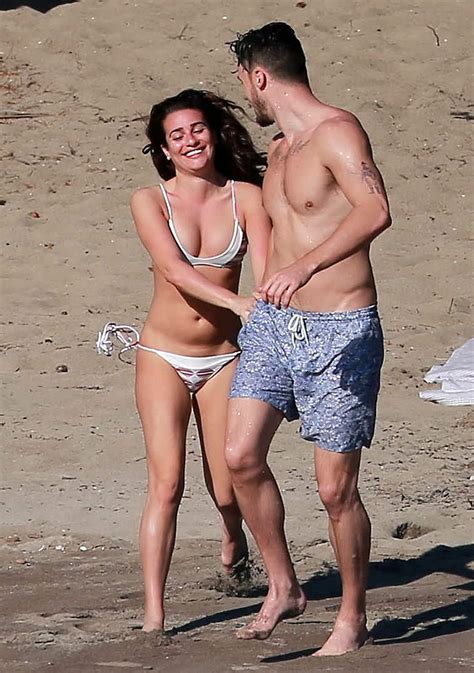 Lea Michele Wearing Skimpy Bikini On A Beach In Mexico Porn Pictures XXX Photos Sex Images