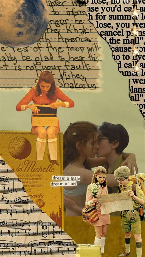 Moodboard Aesthetic Collage Vintage Aesthetics Moonrisekingdom