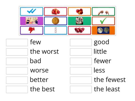 LiveABC 6 U8 Good better the best Bad worse the worst - Match up