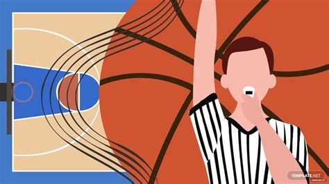 Referee Basketball Background in Illustrator, SVG, JPG, EPS, PNG ...