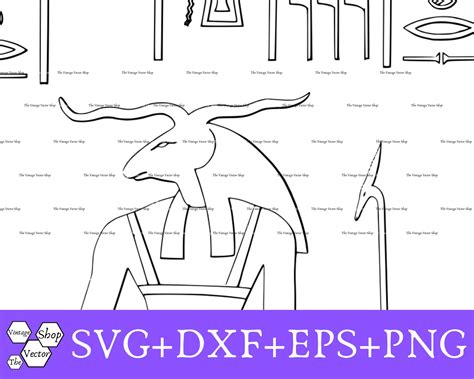 HIEROGLYPH Svg Egypt Svg Egyptian Svg Ancient Egyptian Svg Etsy