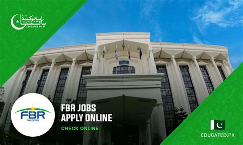 Fbr Jobs Online Apply