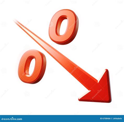 Rapid Percent Decrease Stock Illustration Illustration Of Dept 6708466