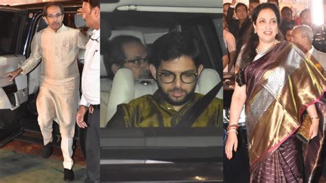 Uddhav Thackeray Aditya Thackeray Tejas Thackeray Arrived At Rahul