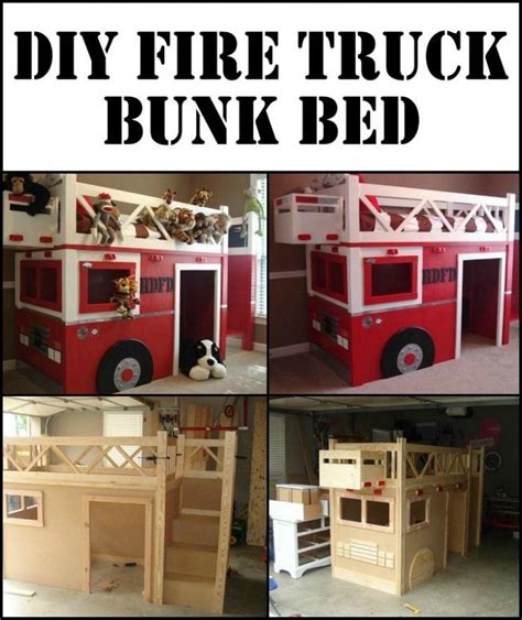 Diy Fire Truck Bunk Bed Your Kids Will Surely Love The Owner