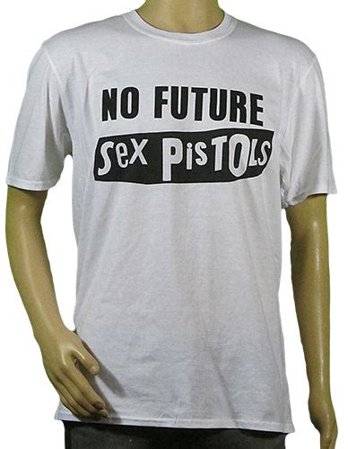 No Future Sex Pistols White T Shirt Sexy Hooligans