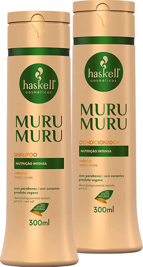 Kit Haskell Murumuru Shampoo Condicionador 300ml