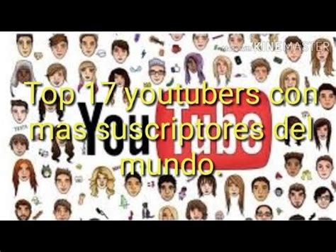 Top Youtubers Con M S Suscriptores Del Mundo Youtube