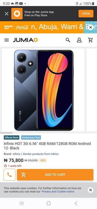 Infinix Hot For Sale Abuja Phones Nigeria