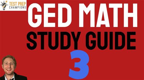 Ultimate Ged Math Study Guide Practice Test To Pass Easily In