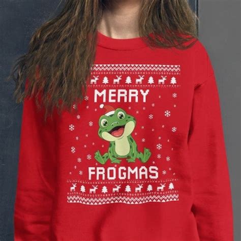 Christmas Frog Etsy