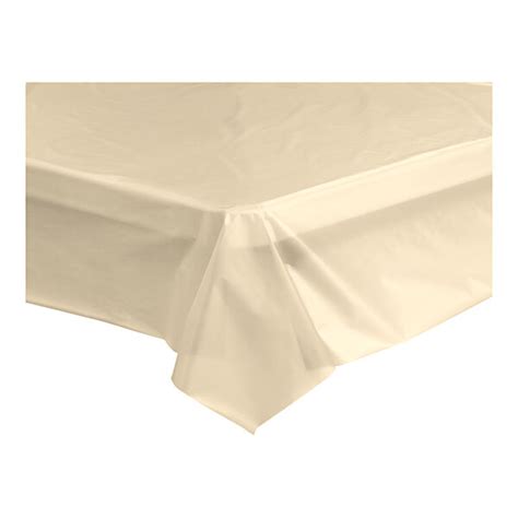 Table Mate 40 X 300 Ivory Plastic Table Cover Roll