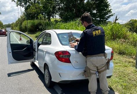 Carro Que Rodava Placas Falsas Recuperado Na Br Poucas Horas