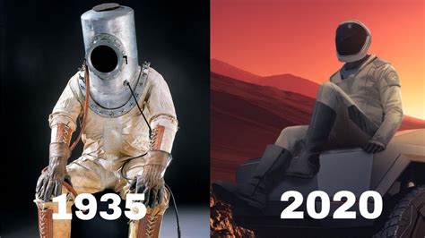 The Evolution Of Space Suits 1935 2020 YouTube