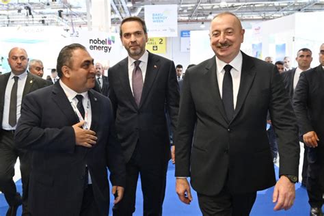 President Ilham Aliyev Was Presented Caspian Energy Magazine