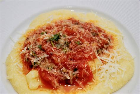 Polenta With Spicy Tomato Sauce Spicy Tomato Sauce Spicy Pork Ragu