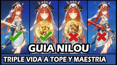 Guia Nilou Build Nilou Armas Artefactos Equipos Nilou F2p Vida Y