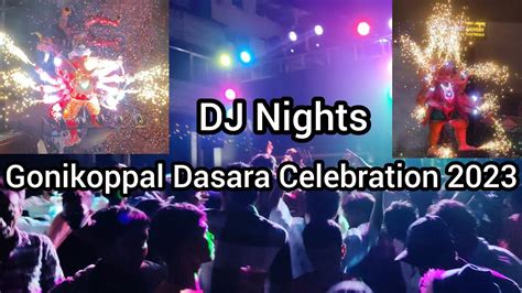 Gonikoppal Dasara Celebration Dj Nights Kodagu Karnataka