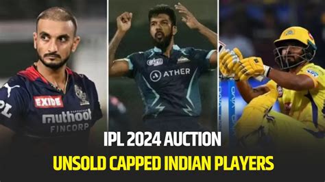 Ipl Auction List Of All Indian Capped Players Who Can Likely Go