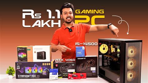 Rs 1 1 Lakh Gaming Editing PC Build 2024 Intel I5 14500 RTX 4060