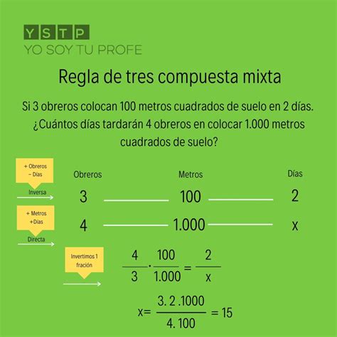 Ejercicios De Regla De Tres Simple Y Compuesta Para Tercero De