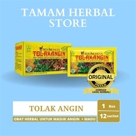 Jual SIDO MUNCUL Tolak Angin Cair Dus 12 S Herbal Masuk Angin